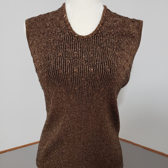 Cache Sparkly Copper Top SZ Large - Picture 4 of 5